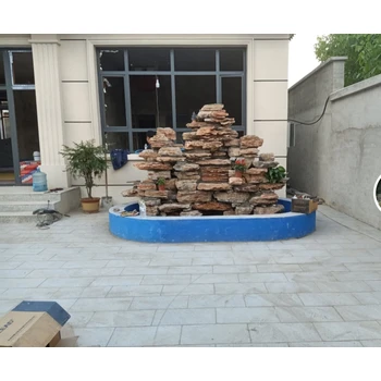 黑龍江齊齊哈爾上水石假山小區(qū)假山制作