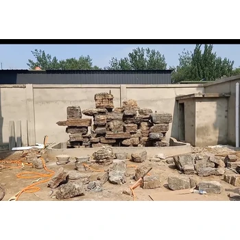 內(nèi)蒙古海拉爾公園假山駁岸駁岸千層石假山