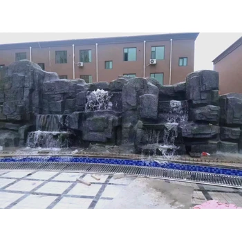 內(nèi)蒙古海拉爾公園假山駁岸駁岸千層石假山
