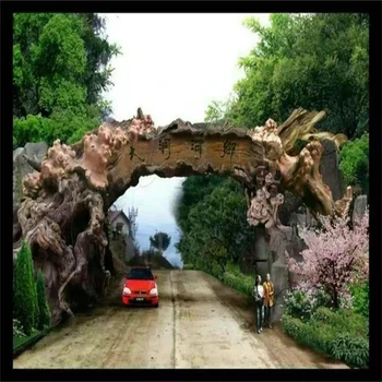 黑龍江大慶水泥假山駁岸千層石假山