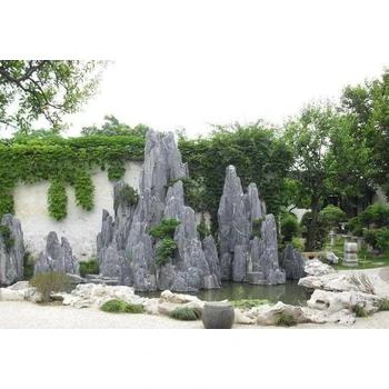 天津濱海新區(qū)水泥假山假山噴泉