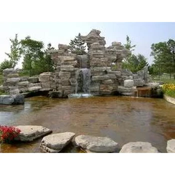 山西朔州太湖石假山千層石假山疊水