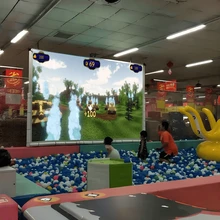 室內(nèi)游樂場互動墻壁感官游戲3D互動墻面投影系統(tǒng),多種游戲主題