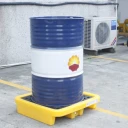 單桶防滲漏托盤化學(xué)品托盤油桶接油盤盛漏卡板化學(xué)品二次容器