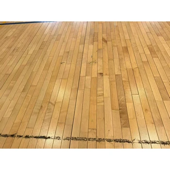 籃球館運(yùn)動木地板翻新具體施工流程_勁步運(yùn)動木地板翻新