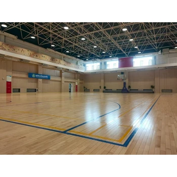 籃球館運(yùn)動木地板翻新具體施工流程_勁步運(yùn)動木地板翻新