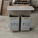 河南擇遠垃圾桶果皮箱定制廠家，鍍鋅板不銹鋼多材質(zhì)，多款式可選