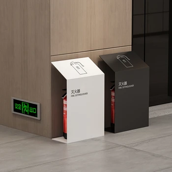 不銹鋼滅火器箱子2只裝4公斤箱消防5公斤裝飾遮擋收納放置架