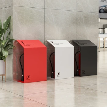 不銹鋼消防箱滅火器箱子2只裝4公斤箱5公斤裝飾遮擋收納盒子