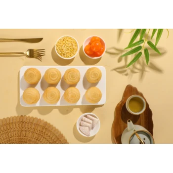 上海手工潮式酥皮月餅生產(chǎn)定制廠家