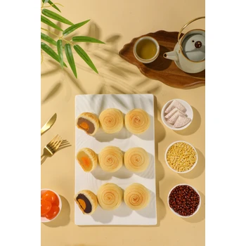 北京手工潮式酥皮月餅代加工生產(chǎn)香港和記隆月餅廠家