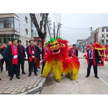 内蒙古玉泉区梅花桩舞狮舞龙