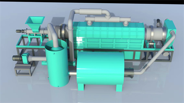 白山臥式連續(xù)炭化爐