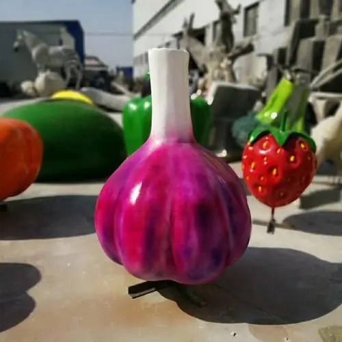 景觀大蒜雕塑工程 醫(yī)學院標志 美陳雕塑批發(fā) 園林大蒜雕塑擺件