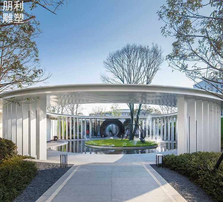 廊架雕塑主題 庭院主體 彩鋼制作制造商 園林小品廊架雕塑