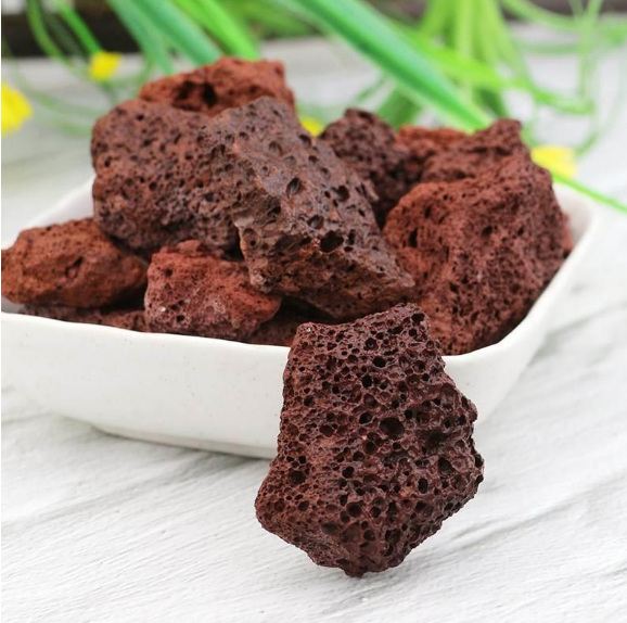 邵陽原生態(tài)紅色火山石電廠中水處理粘土陶粒綠沸石基地