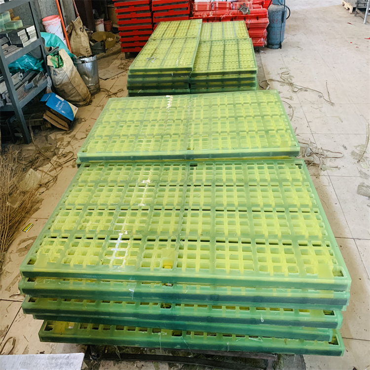 鐵門關(guān)聚氨酯骨架脫水篩板-聚氨酯掛鉤篩板廠家