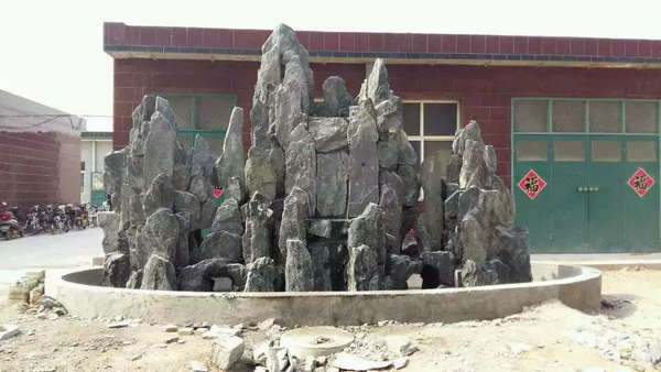 青島假山石材批發(fā)晶宸景觀千層石假山工程甘肅會寧大中小假山