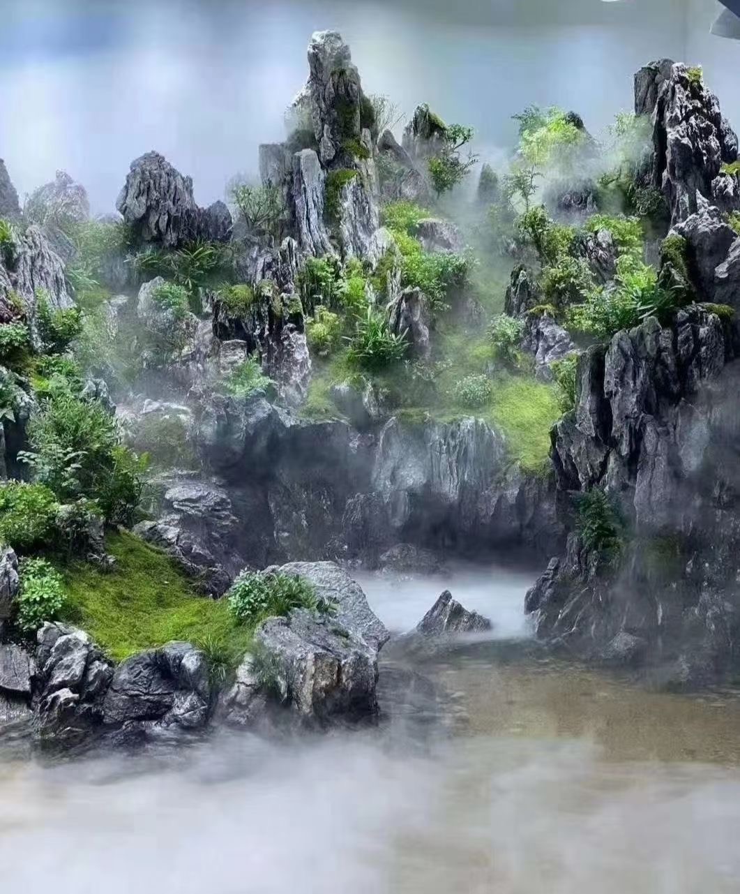 上海松江廣場制作假山大型園林假山石材