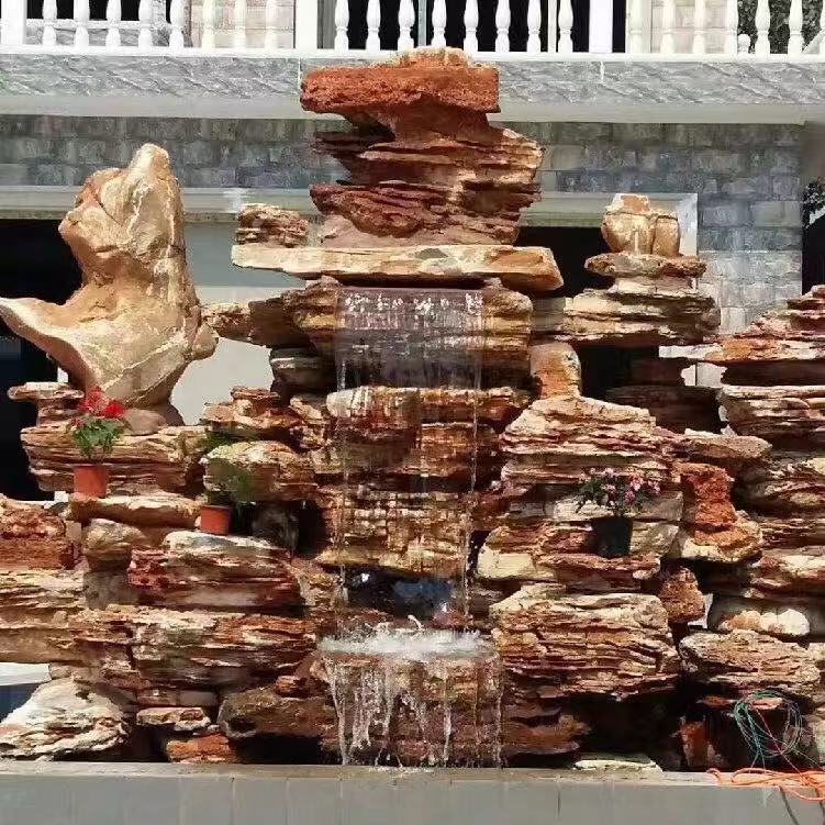 云南昭陽區(qū)千層石批發(fā)晶宸景觀游樂園假山達(dá)茂聯(lián)合旗支持定制