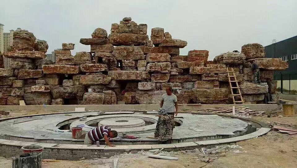 貢嘎自然石假山塑石假山出售