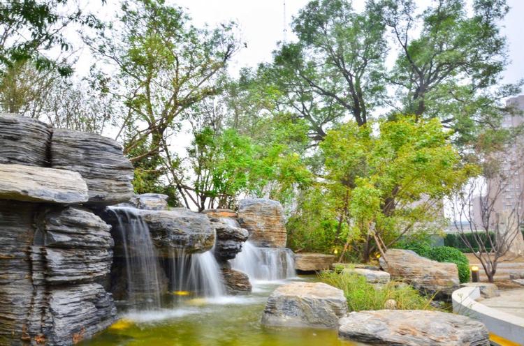 那曲庭院水泥假山加工定做水泥塑型假山