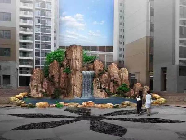 河南盧氏假山生產廠家水泥假山工程