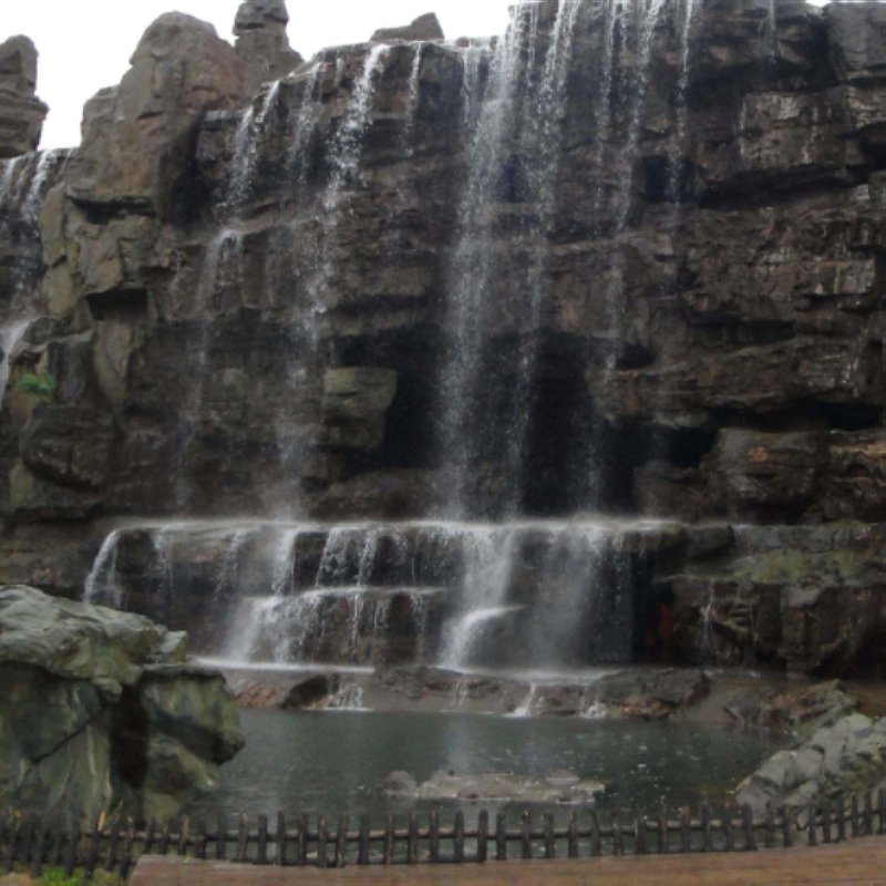 北京崇文公園假山駁岸 學(xué)校假山制作