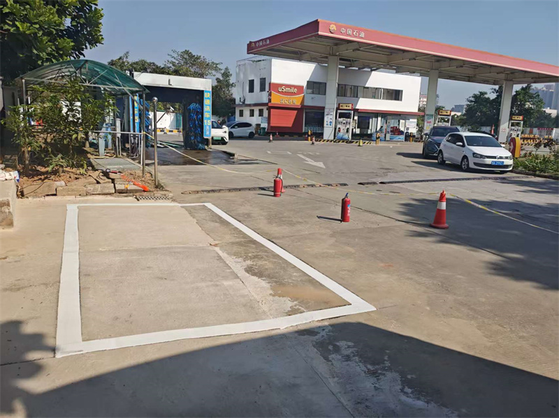 百色右江區(qū)公園路面廠區(qū)劃線